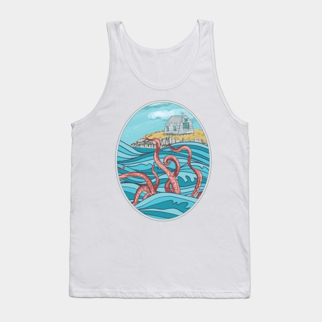 Beneath the Waves Tank Top by SWON Design